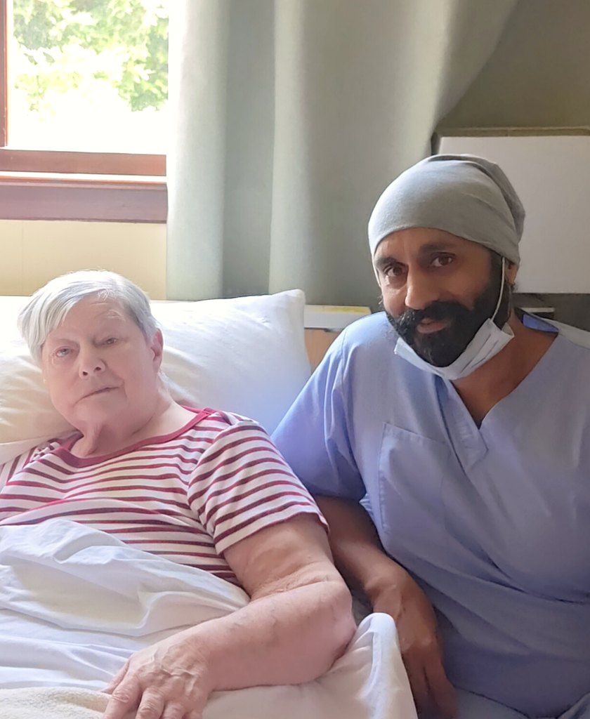 The Home Visit Dentist providing bedside dental care